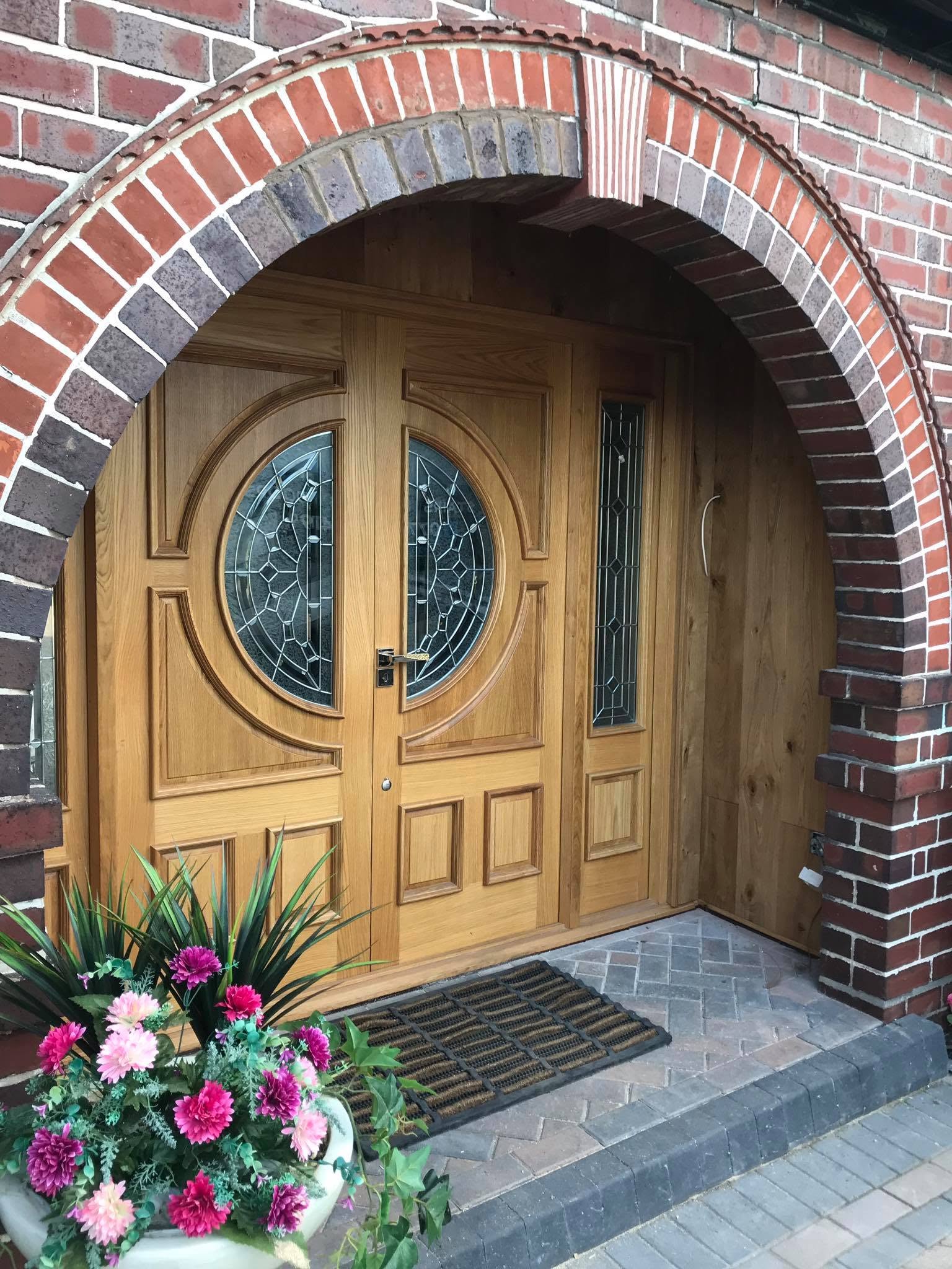 Bespoke Wooden Front Door installation