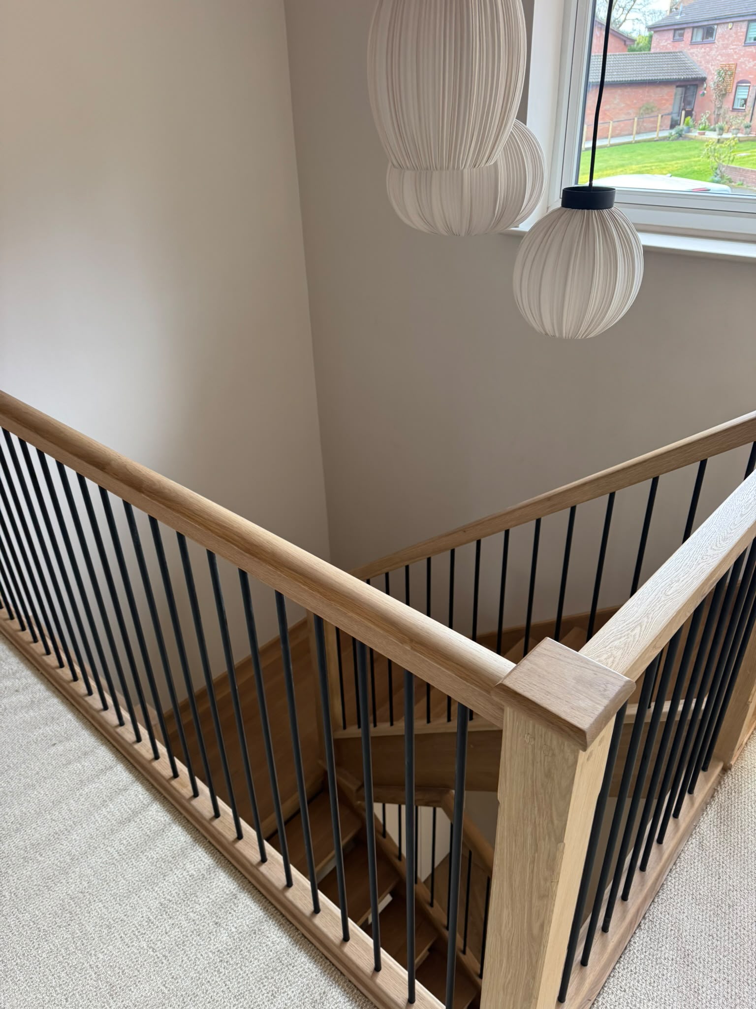 Wooden and iron balustrades